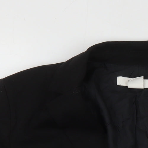 H&M Womens Black Jacket Blazer Size 8