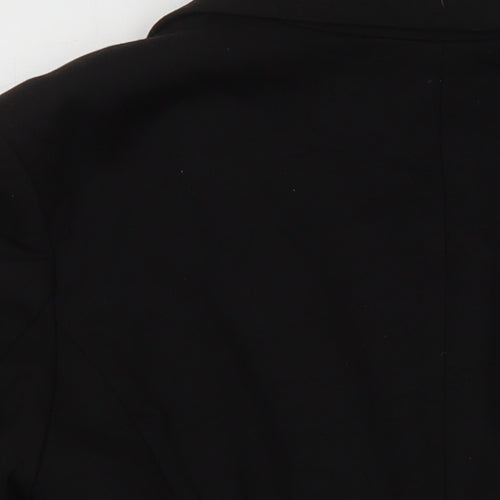 H&M Womens Black Jacket Blazer Size 8