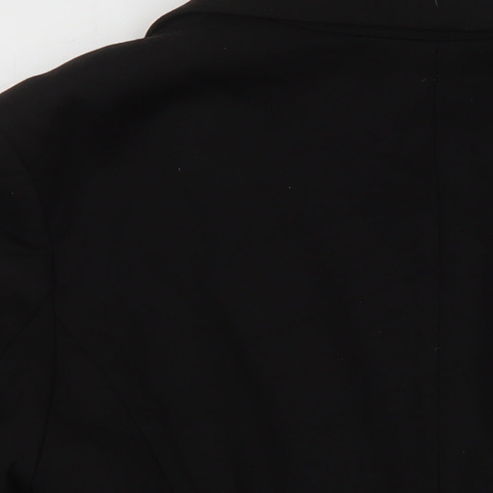 H&M Womens Black Jacket Blazer Size 8