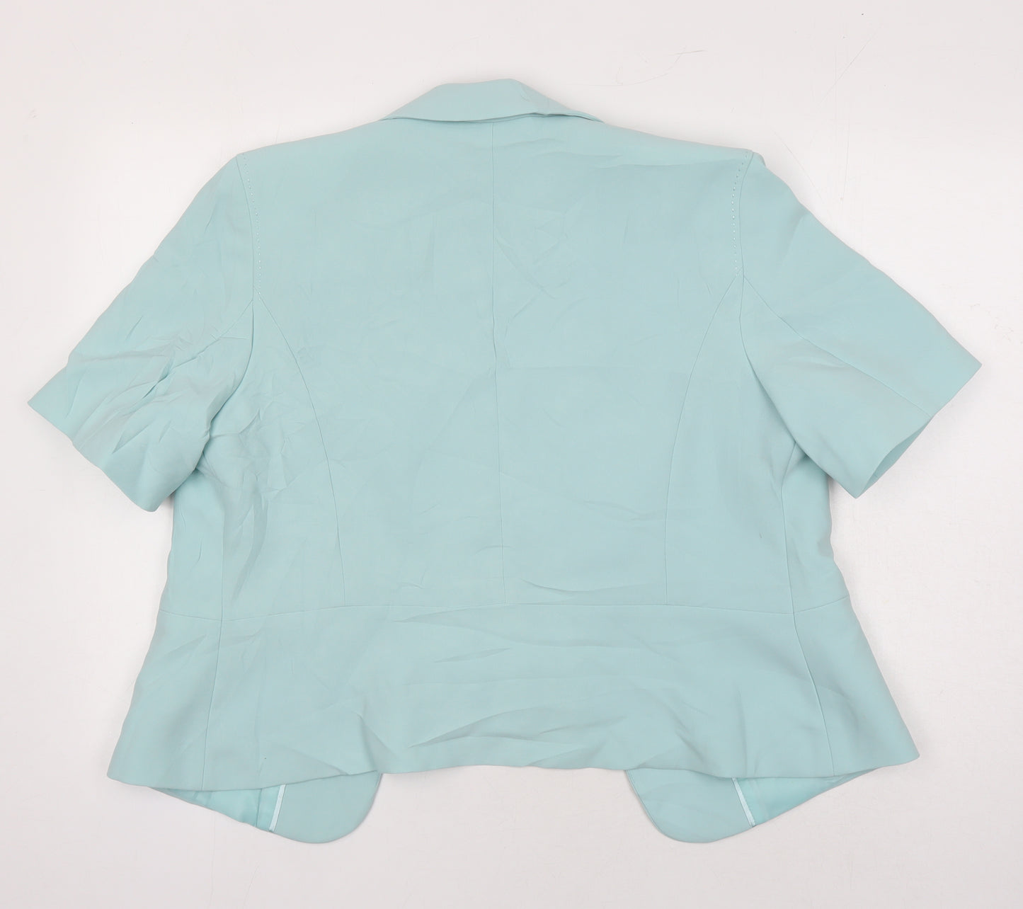 Klass Womens Green Jacket Blazer Size 16