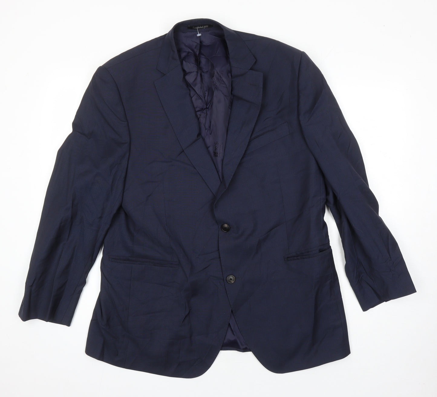 Austin Reed Mens Blue Wool Jacket Suit Jacket Size 44 Regular