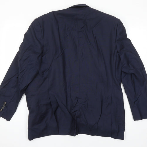 Austin Reed Mens Blue Wool Jacket Suit Jacket Size 44 Regular