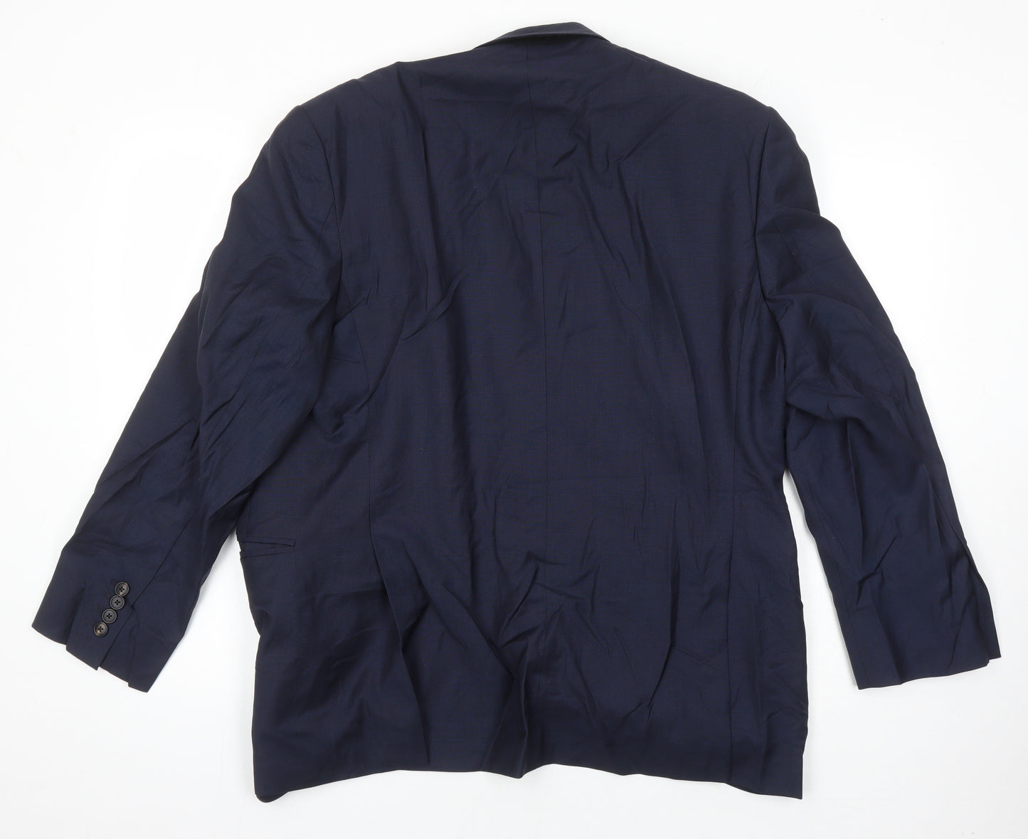 Austin Reed Mens Blue Wool Jacket Suit Jacket Size 44 Regular