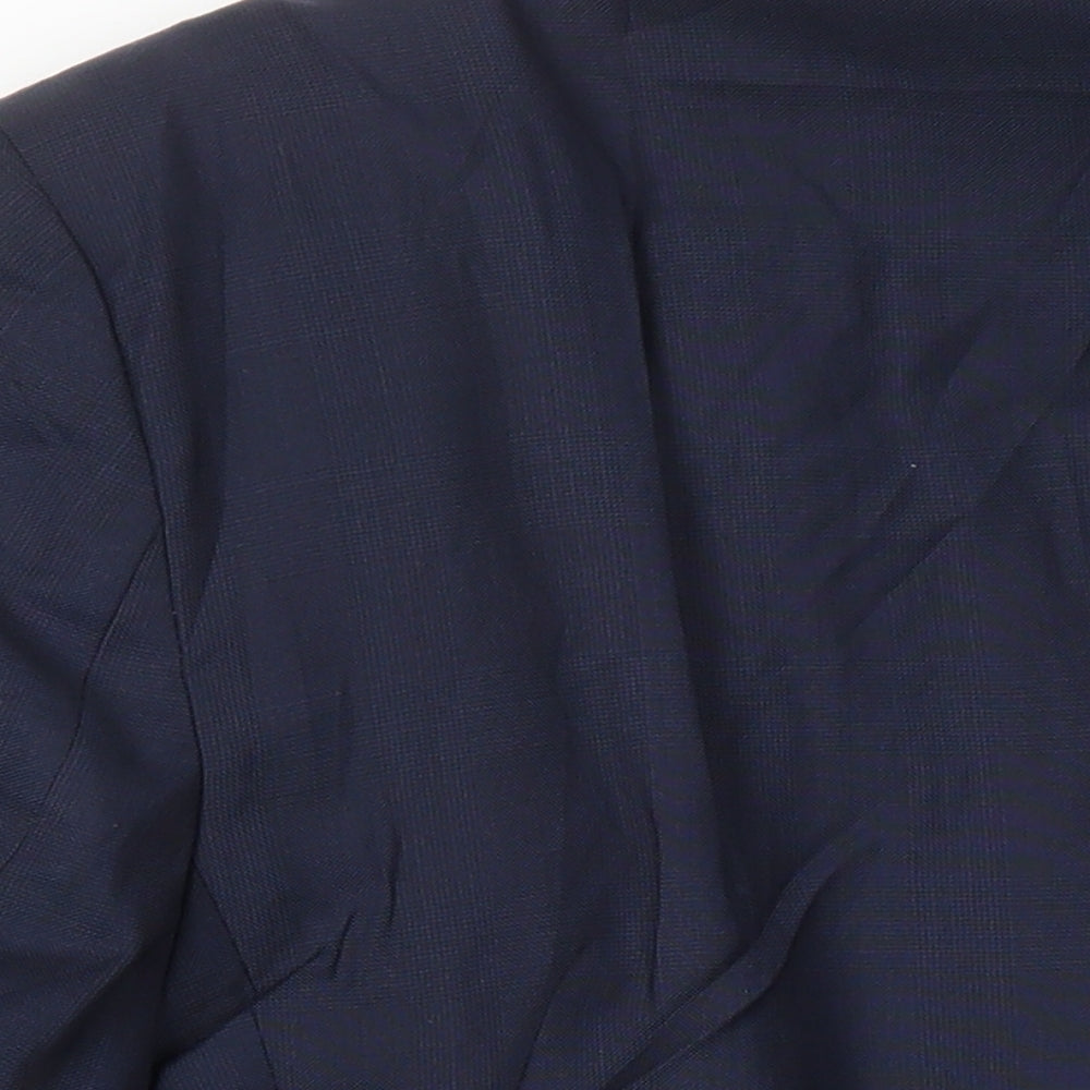 Austin Reed Mens Blue Wool Jacket Suit Jacket Size 44 Regular