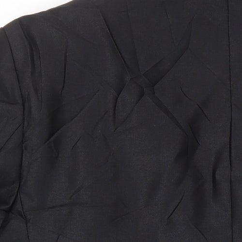 Ventuno 21 Mens Black Polyester Jacket Suit Jacket Size 38 Regular