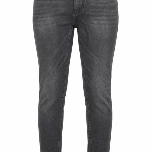 M&S Womens Grey Cotton Skinny Jeans Size 8 L27 in Regular