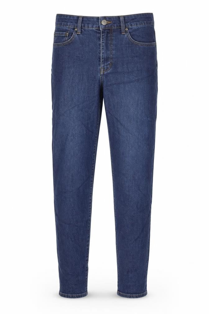 M&S Womens Blue Cotton Skinny Jeans Size 10 L26 in Regular
