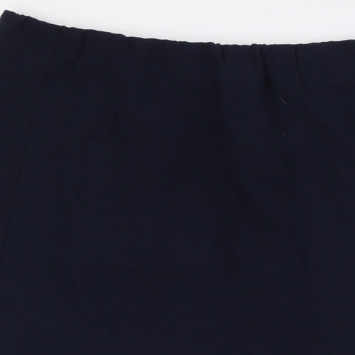 Isle Womens Blue Polyester A-Line Skirt Size 16 - Elasticated Waist