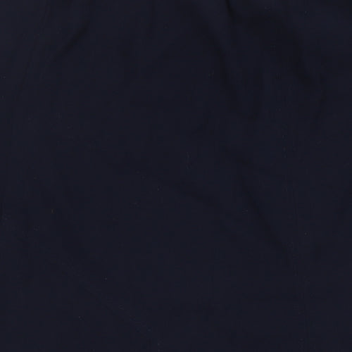 Isle Womens Blue Polyester A-Line Skirt Size 16 - Elasticated Waist