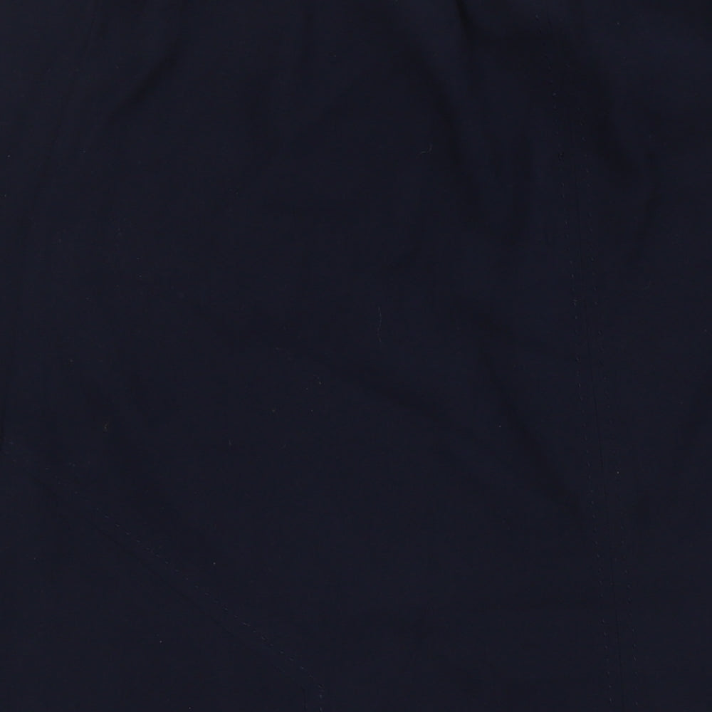 Isle Womens Blue Polyester A-Line Skirt Size 16 - Elasticated Waist