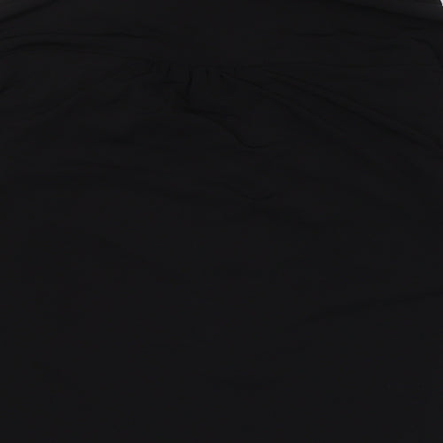 Premise Womens Black Polyester Basic Button-Up Size M Collared