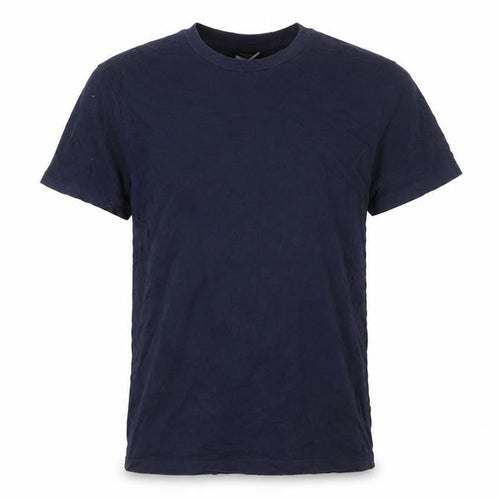 LEFTIES MAN Mens Blue Cotton T-Shirt Size S Crew Neck