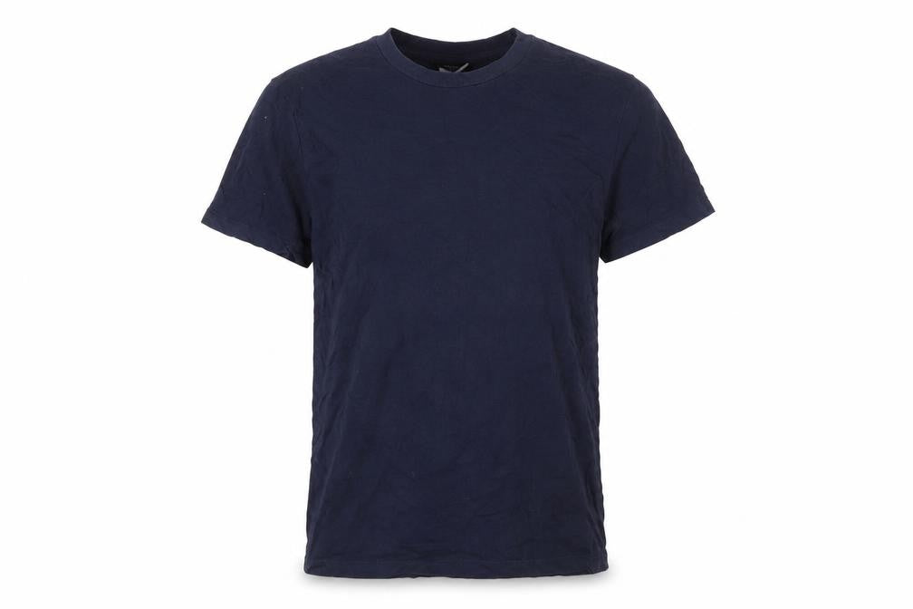LEFTIES MAN Mens Blue Cotton T-Shirt Size S Crew Neck