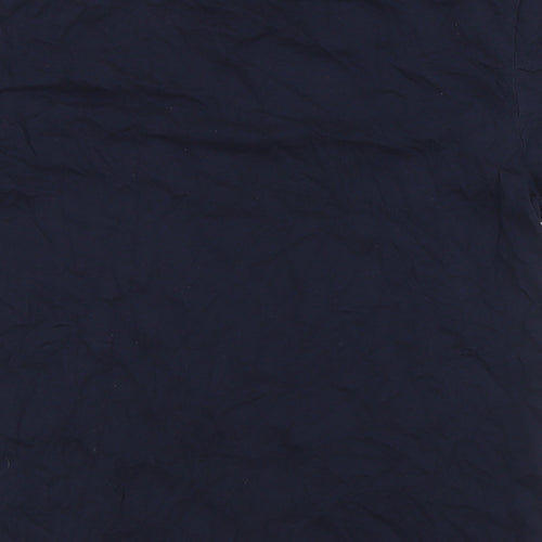 LEFTIES MAN Mens Blue Cotton T-Shirt Size S Crew Neck