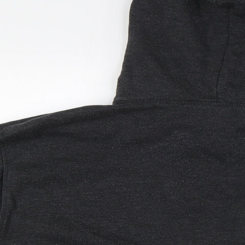 Divided by H&M Mens Black Cotton Pullover Hoodie Size L