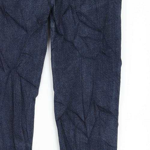 Yes Yes Womens Blue Cotton Skinny Jeans Size 10 L31 in Regular Zip