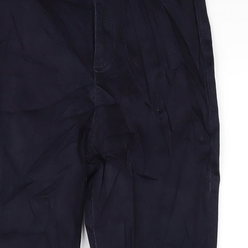 Marks and Spencer Womens Blue Cotton Skinny Jeans Size 10 L27 in Regular Zip