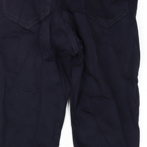 Marks and Spencer Womens Blue Cotton Skinny Jeans Size 10 L27 in Regular Zip