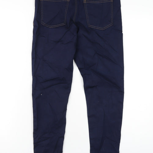 Marks and Spencer Womens Blue Cotton Jegging Jeans Size 12 L28 in Regular