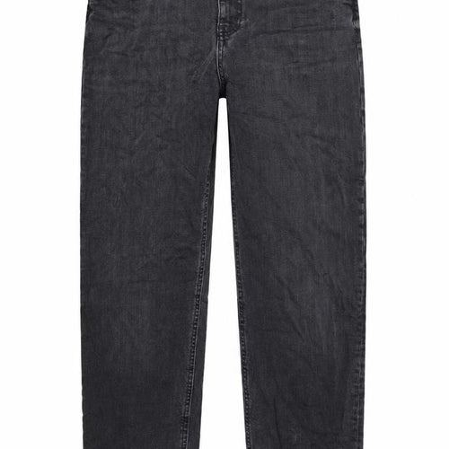 Marks and Spencer Womens Blue Cotton Straight Jeans Size 6 L30 in Regular Zip