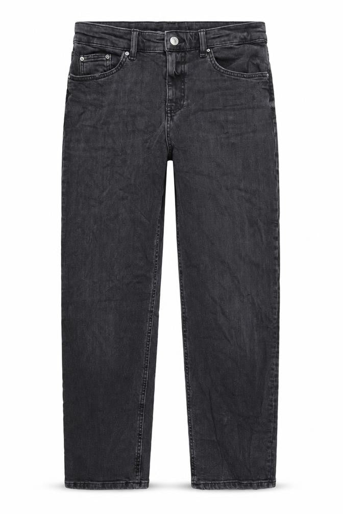 Marks and Spencer Womens Blue Cotton Straight Jeans Size 6 L30 in Regular Zip