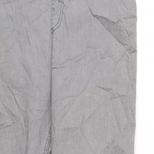 Marks and Spencer Womens Grey Cotton Jegging Jeans Size 16 L29 in Regular