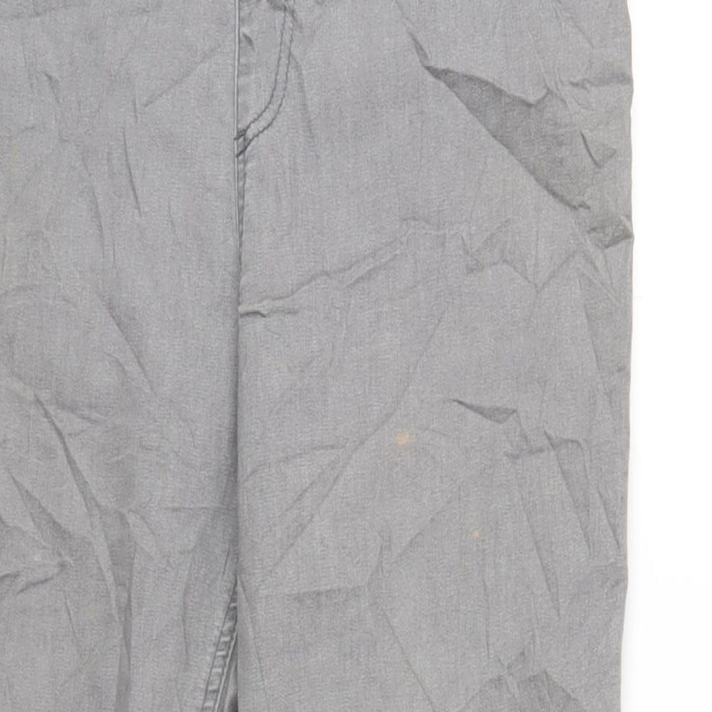 Marks and Spencer Womens Grey Cotton Jegging Jeans Size 16 L29 in Regular