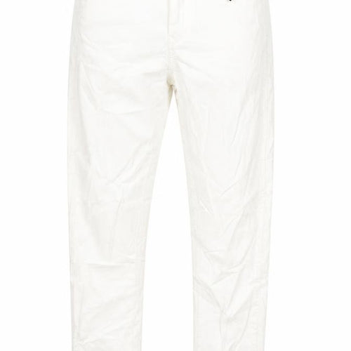 Marks and Spencer Girls White Cotton Skinny Jeans Size 10-11 Years L26 in Regular Zip