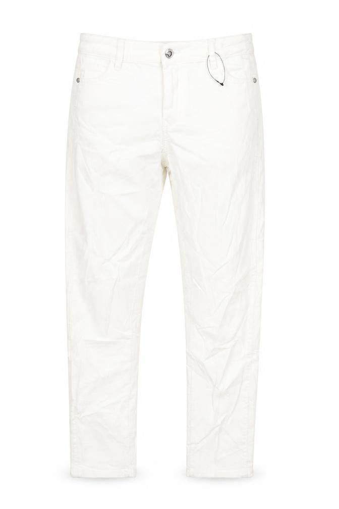 Marks and Spencer Girls White Cotton Skinny Jeans Size 10-11 Years L26 in Regular Zip