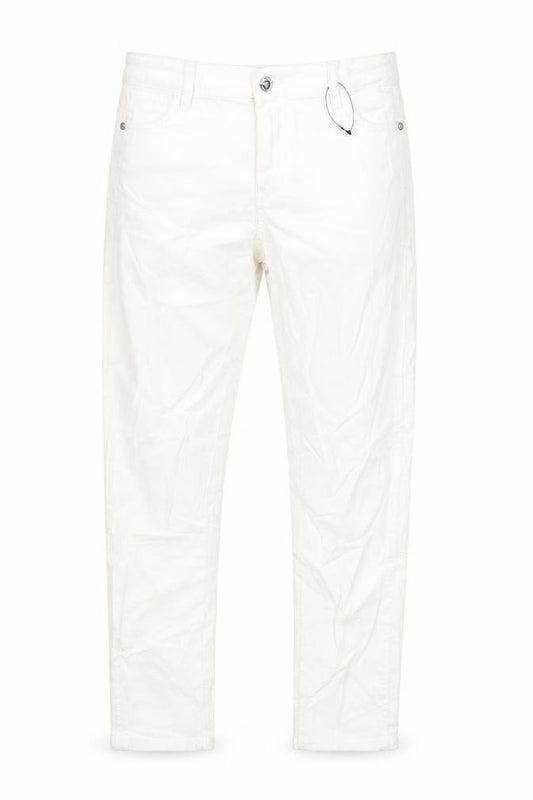 Marks and Spencer Girls White Cotton Skinny Jeans Size 10-11 Years L26 in Regular Zip
