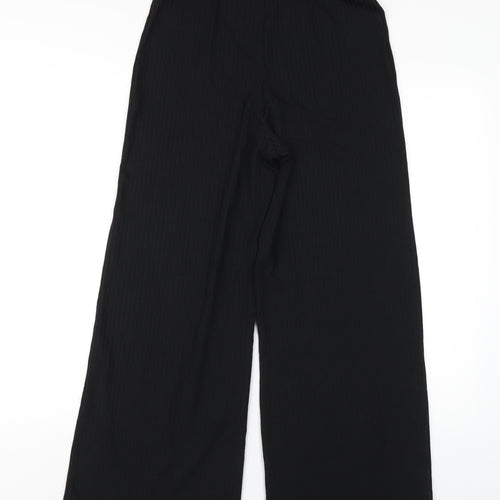 New Look Womens Black Polyester Trousers Size 10 L28 in Regular