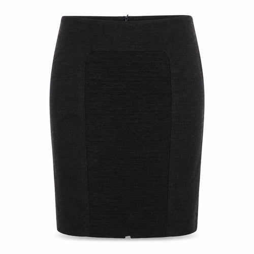 Marks and Spencer Womens Grey Acrylic Straight & Pencil Skirt Size 14 Zip
