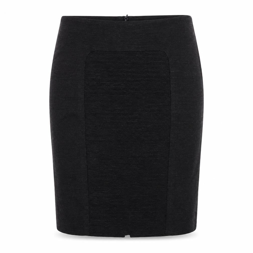 Marks and Spencer Womens Grey Acrylic Straight & Pencil Skirt Size 14 Zip