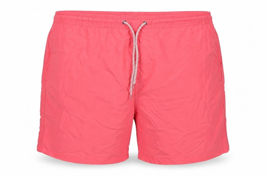 Lincoln Mens Pink Polyester Athletic Shorts Size XL L6 in Regular Drawstring - Swim Shorts