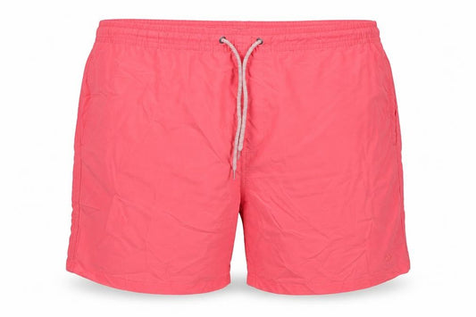 Lincoln Mens Pink Polyester Athletic Shorts Size XL L6 in Regular Drawstring - Swim Shorts