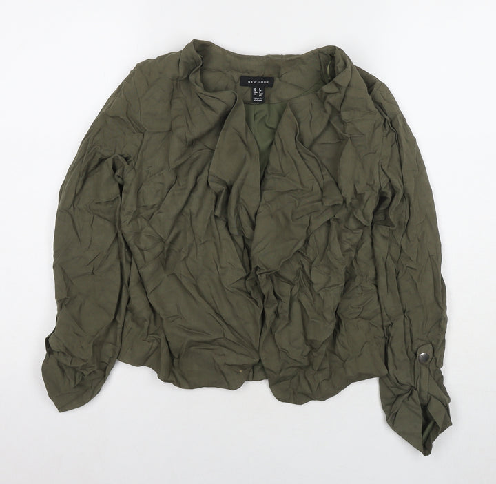 New Look Womens Green Jacket Blazer Size 6