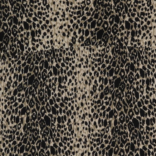 ASOS Womens Brown Animal Print Polyester Tunic T-Shirt Size 16 Round Neck
