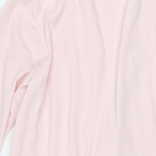 Hauber Womens Pink Jacket Size 14 Button
