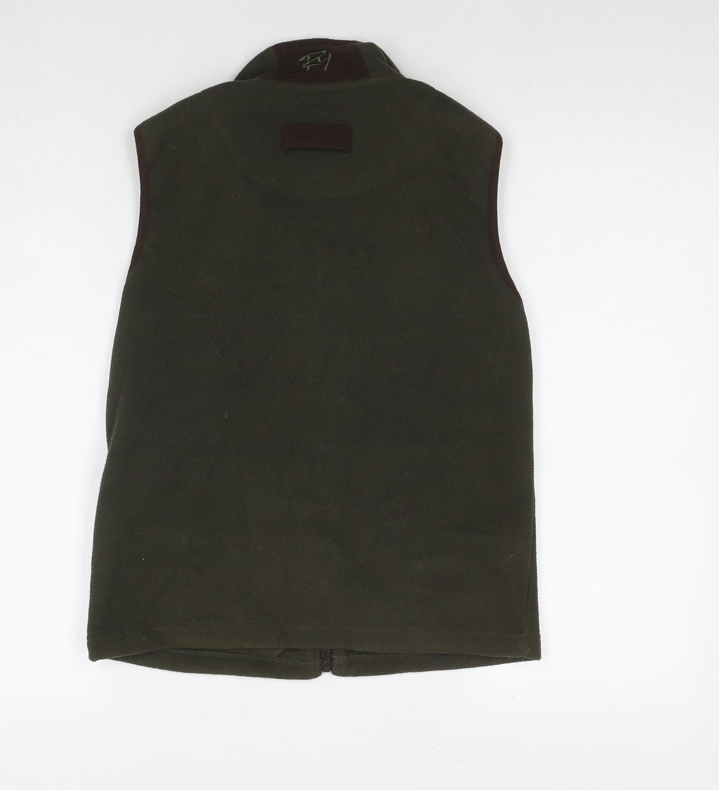 Rydale Boys Green Gilet Waistcoat Size 9-10 Years Zip