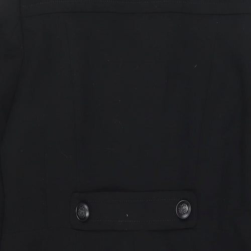 Marks and Spencer Womens Black Jacket Blazer Size 14 Button