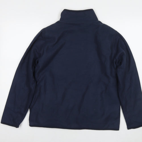 Anne de Lancey Womens Blue Jacket Size M Zip - Reversible