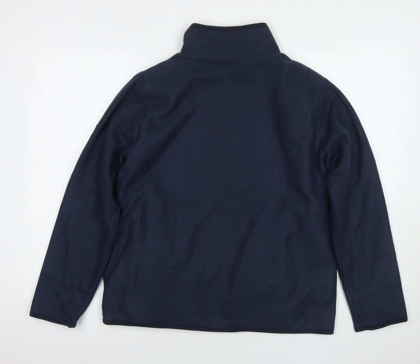 Anne de Lancey Womens Blue Jacket Size M Zip - Reversible