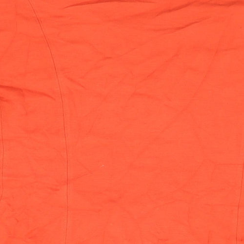 Jigsaw Womens Red Viscose Basic T-Shirt Size L Round Neck