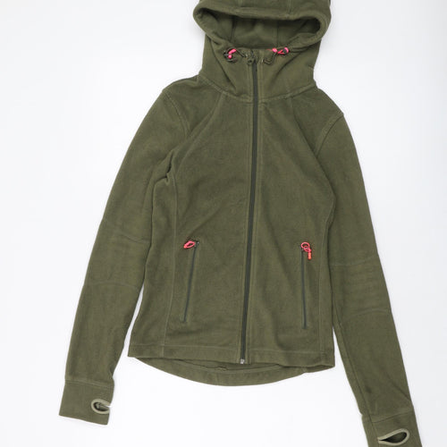 H&M Womens Green Jacket Size XS Zip