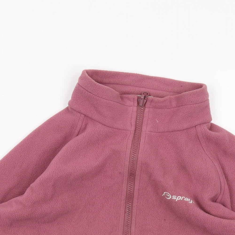 Sprayway Girls Pink Jacket Size 6 Years Zip