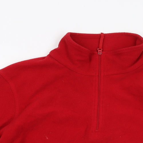 Mountain Warehouse Mens Red Polyester Pullover Sweatshirt Size L