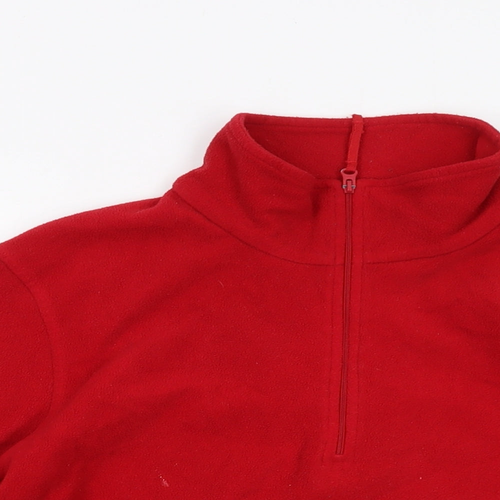 Mountain Warehouse Mens Red Polyester Pullover Sweatshirt Size L