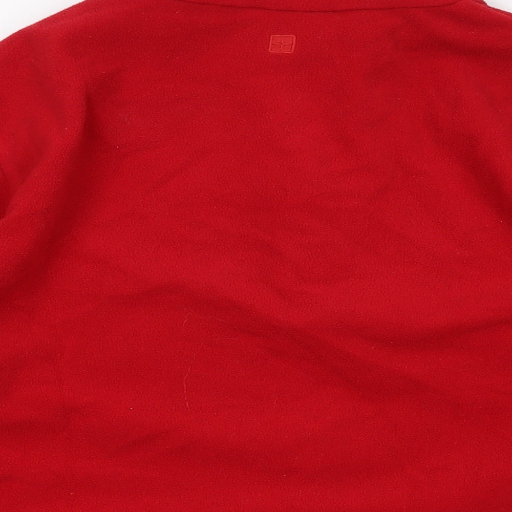 Mountain Warehouse Mens Red Polyester Pullover Sweatshirt Size L