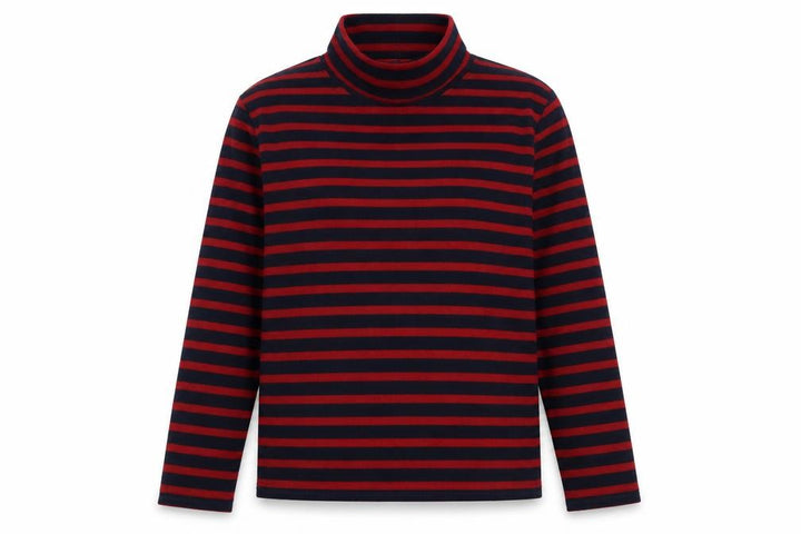 Uniqlo Womens Blue Striped Polyester Pullover Sweatshirt Size 12 Pullover