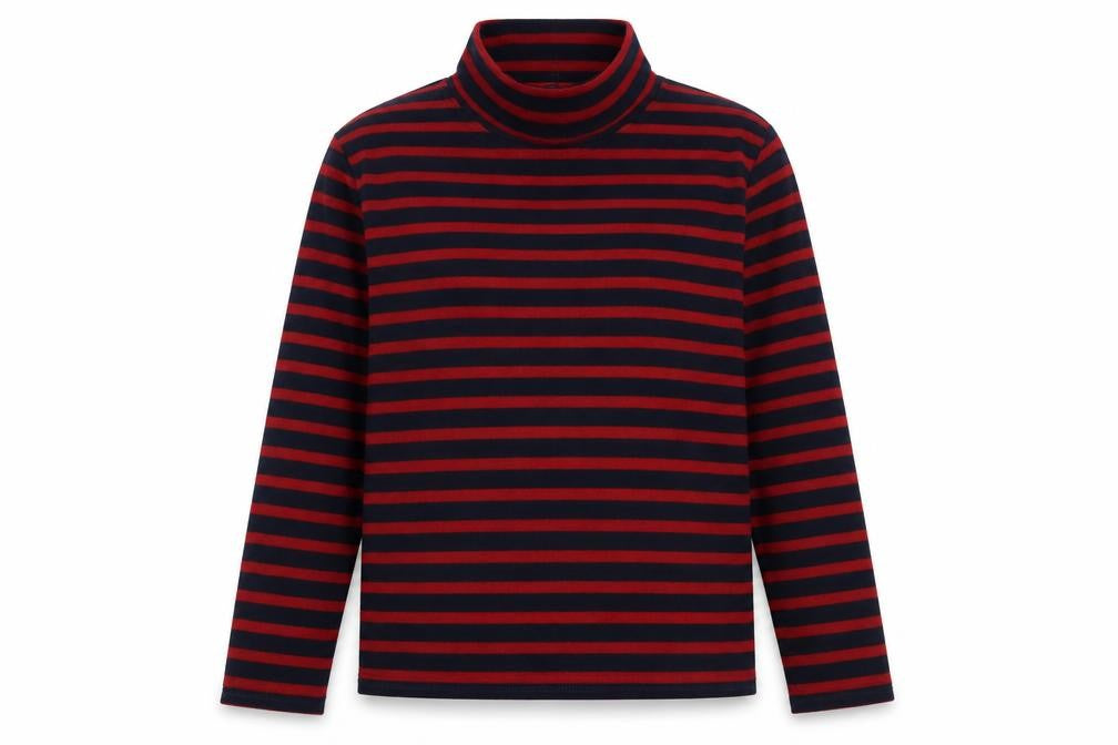 Uniqlo Womens Blue Striped Polyester Pullover Sweatshirt Size 12 Pullover